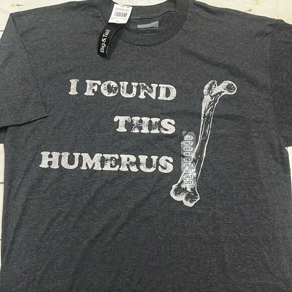 Bioworld Graphic Tee Shirt Medical Humor Kitschy Orthopedic Comedic Mens 2XLT - Picture 1 of 2